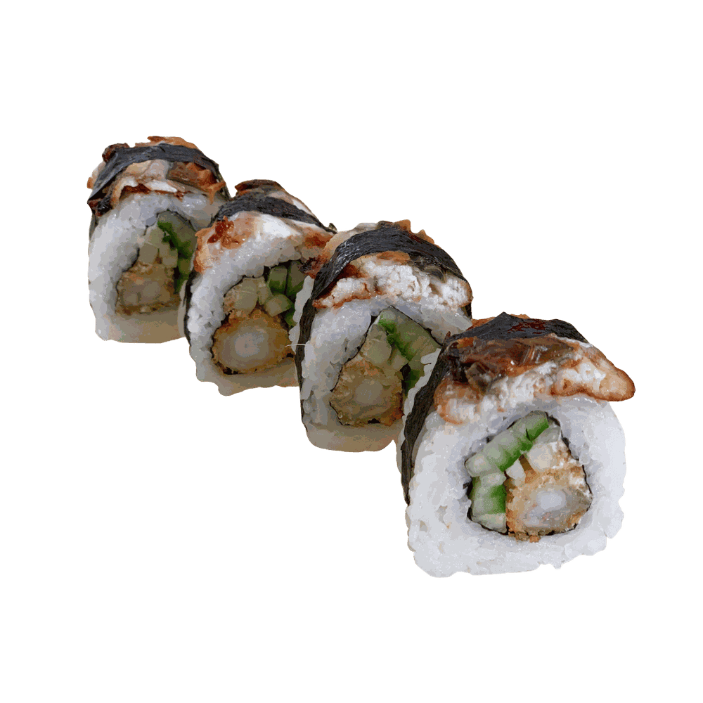 195a. Special Ebi Tempura Rolls (4 Stück)